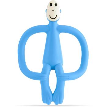 Matchstick Monkey Teething Toy and Gel Applicator jucărie pentru dentiție perie 2 in 1 Light Blue 1 buc