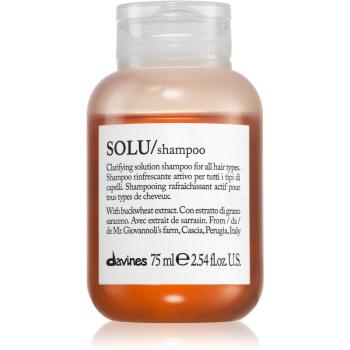 Davines Essential Haircare SOLU Shampoo curatarea profunda a scalpului cu efect revigorant 75 ml