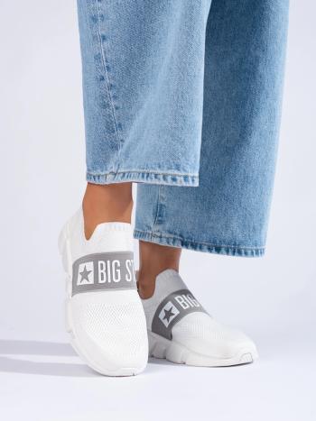 Adidași albi de lux pentru femei fără toc