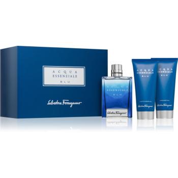 Ferragamo Acqua Essenziale Blu set cadou pentru bărbați