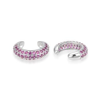 Agato Cercei din argint cu zircon roz AGT-E164ZF