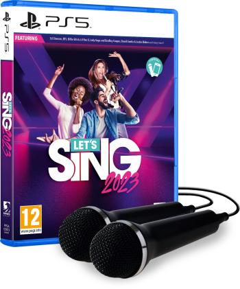 Konzol játék Lets Sing 2023 + 2 microphone - PS5