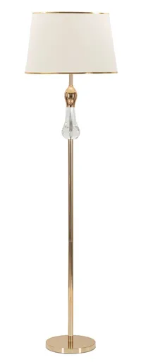 Lampadar Bratislava, Mauro Ferretti, 1 x E27, 40W, 45x165 cm, fier/sticla, auriu