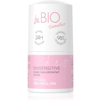 beBIO Hyaluro bioSensitive Deodorant roll-on pentru piele sensibila 50 ml