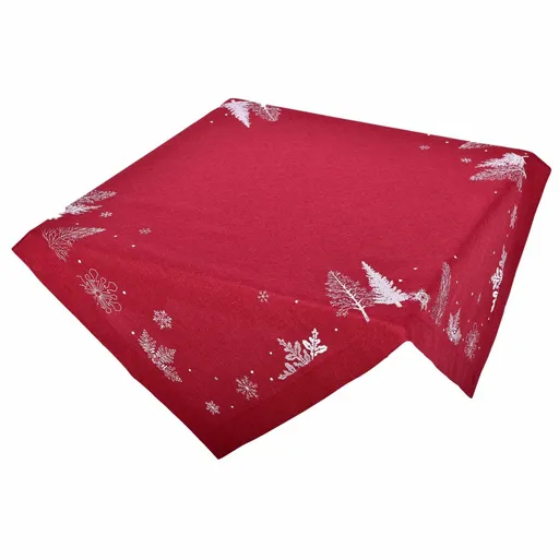 Față de masă de Crăciun roșu , 85 x 85 cm