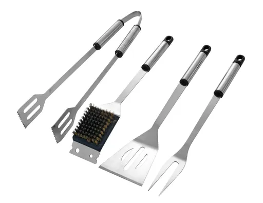 Set de ustensile din inox pentru gratar