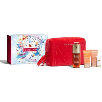 Clarins Double Serum & Extra Firming Collection set cadou pentru ten matur Luminosity