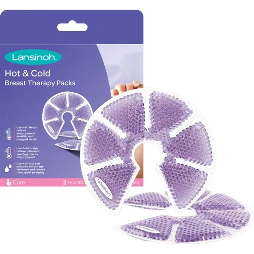 Lansinoh Hot & Cold Breast Therapy Packs pernute de gel pentru sâni 2 buc