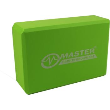 Master Sport Master Yoga bloc pentru yoga culoare Green (23 × 15 × 7,5 cm) 1 buc