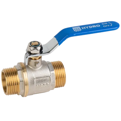 Robinet din alama cu bila FExFE, filet exterior / exterior, 1/2"