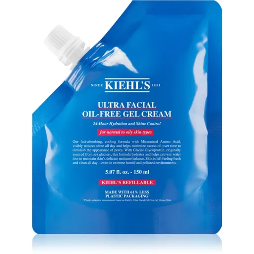 Kiehl's Ultra Facial Oil-Free Gel Cream Îngrijire hidratantă pentru piele normala si grasa náhradní náplň 150 ml