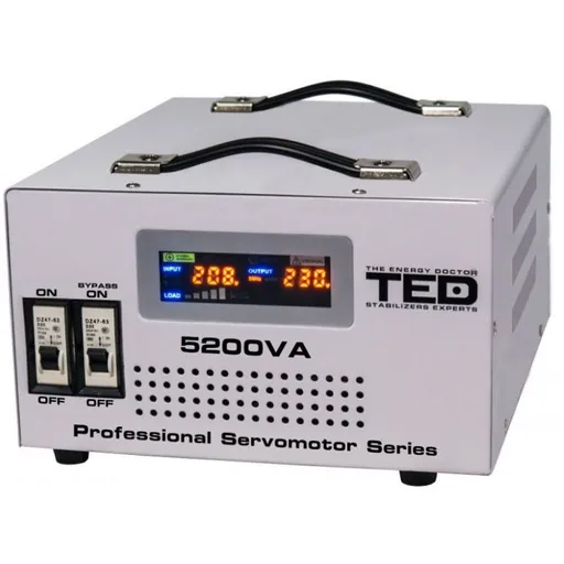 Stabilizator retea maxim 5200VA / 3000W cu servomotor TED5200SVC TED Electric