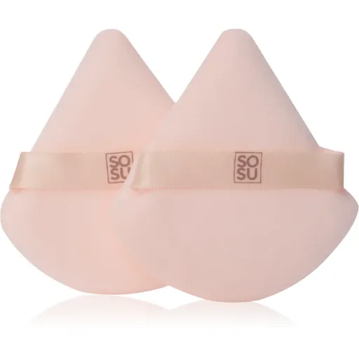 SOSU Cosmetics Powder Puff puf pentru pudra 2 buc