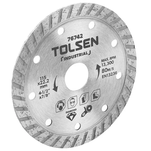 Lama de taiere diamantata (Industrial) 230x22.2 mm 10 mm,RPM 6.650 TURBO