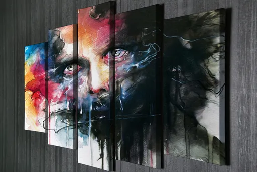 Tablou decorativ, BC044, 70 x 20 cm, Multicolor