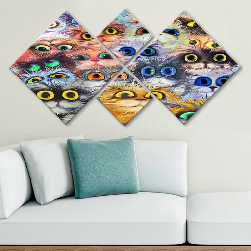 Pictură decorativă MDF, 4MDF1019005447, Imprimat UV, Multicolor