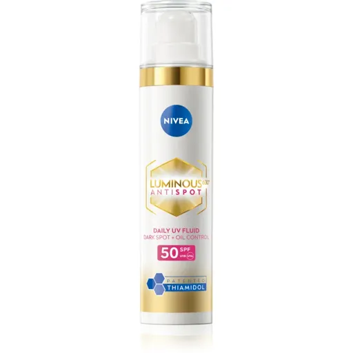 NIVEA Luminous crema de zi impotriva petelor pigmentare SPF 50 40 ml