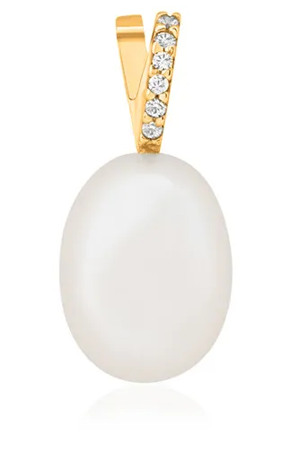 Brilio Pandantiv superb din aur galben cu perlă 14/621.352ZIR