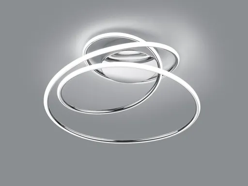 Plafoniera Bologna, RL, 50x48x28 cm, 36W, 1x SMD LED, metal, argintiu