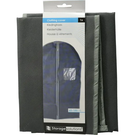 Husă pentru costum Storage Solutions 60 x 100cm, gri închis