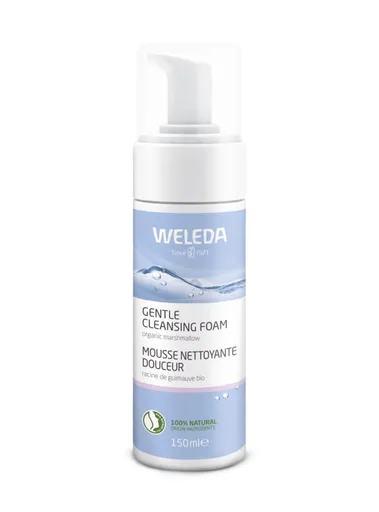 Weleda Spumă delicată de curățare cu extract de Hamamelis 150 ml