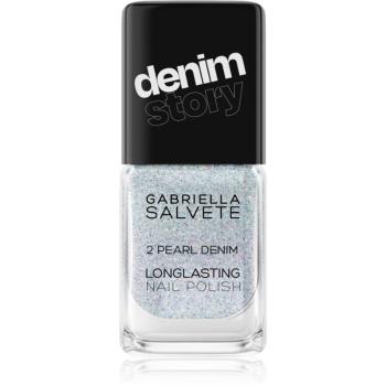 Gabriella Salvete Denim Story lac de unghii cu rezistenta indelungata culoare 02 Pearl Denim 11 ml