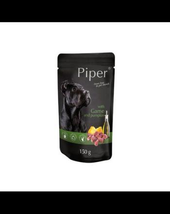 DOLINA NOTECI PIPER Hrana umeda pentru caini, cu carne de caprioara si dovleac, 150g