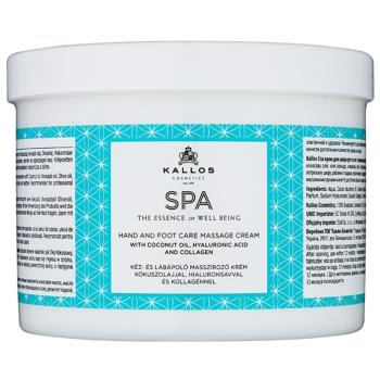 Kallos Spa crema pentru masaj pentru maini si picioare 500 ml