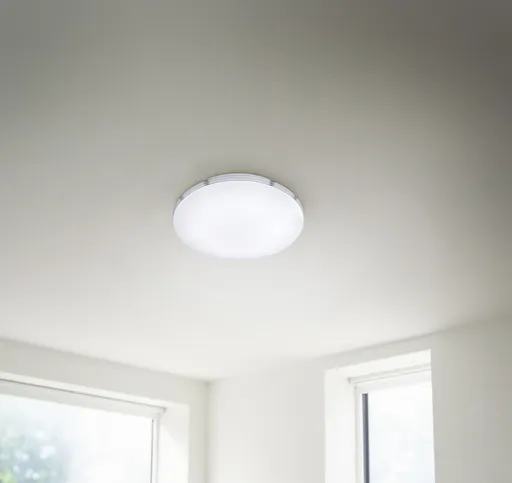 Plafoniera Apart, TRIO, 41x10 cm, 22W, 1x SMD, metal, argintiu/alb