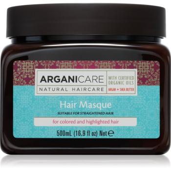 Arganicare Argan Oil & Shea Butter Hair Masque mască de hidratare profundă pentru păr vopsit 500 ml