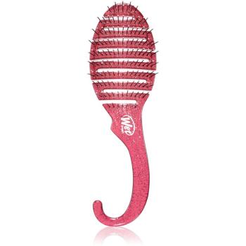 Wet Brush Shower Glitter Dtangler Pink perie de par in dus Pink 1 buc