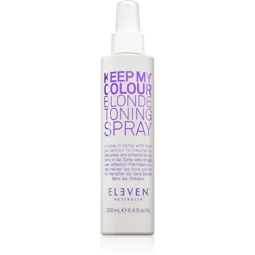 Eleven Australia Keep My Colour Blonde Toning Spray spray tonifiant pentru modelarea termica a parului 200 ml