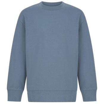 SF (Skinnifit) Dětská udržitelná mikina přes hlavu - Denim | 11-12 let