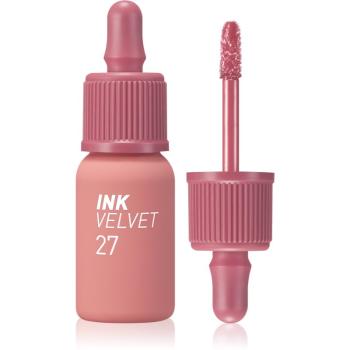 peripera Ink Velvet ruj de buze catifelant culoare 27 Strawberry Nude 4 g