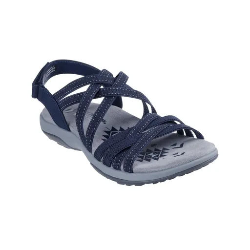 Sandale Reggae Slim cu baretă velcro - Summer Getaway Skecher