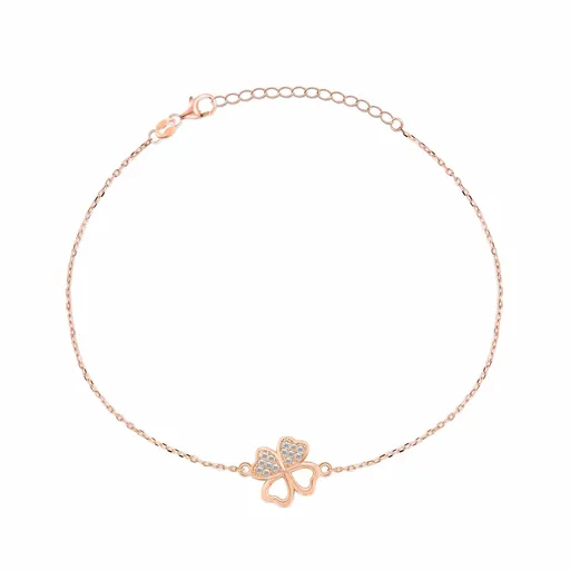 Brilio Silver Brățară din argint Trifoi cu zirconi BRC69R