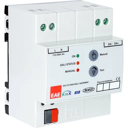 KNX DALI gateway DA110 control individual balast 3331011 / SMP DA110 EAE S-KNX