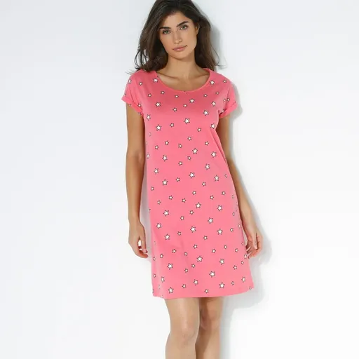 Set de 2 cămăși de noapte imprimate cu The silent night