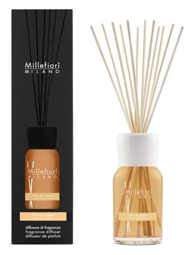 Millefiori Milano Difuzor de aromă Natural Lime & Vetiver 500 ml