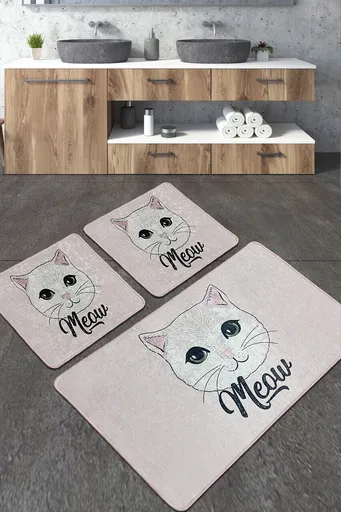 Set covorase de baie, L'essentiel Maison, Miya Djt, Poliester, Multicolor