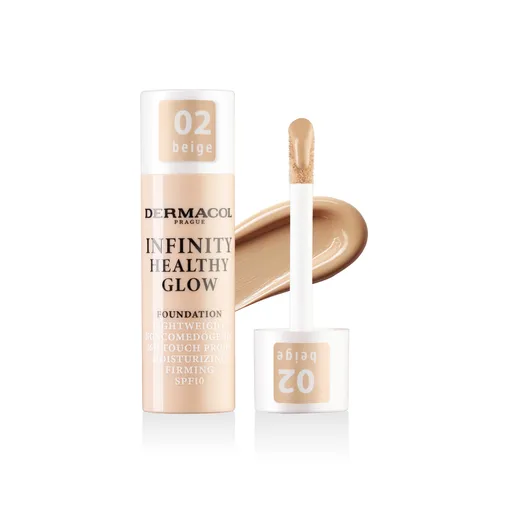 Dermacol Machiaj iluminator ușor (Infinity Healthy Glow Foundation) 20 g 02 BEIGE