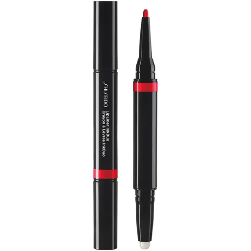 Shiseido LipLiner InkDuo ruj și creion pentru conturul buzelor balsam culoare 08 True Red 1.1 g