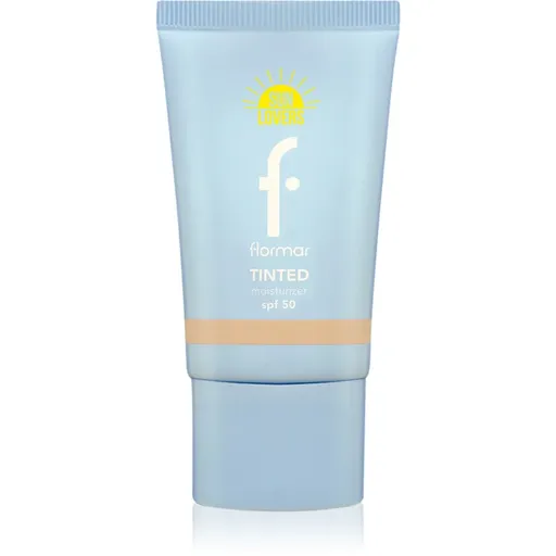 flormar Sun Lovers Tinted Moisturizer SPF 50 crema hidratanta si tonifianta SPF 50 Ivory Nude 30 ml
