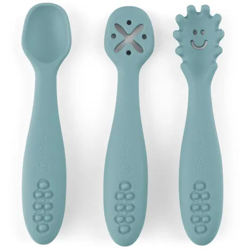 Petite&Mars Take&Match 6m+ linguriță pentru copii Frosted Sky 3 buc