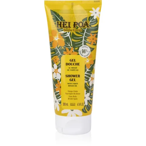 Hei Poa Tahiti Monoi Oil gel de duș 200 ml