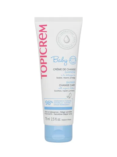 Topicrem Cremă de protecție împotriva iritațiilor cauzate de scutec Baby (Barrier Change Care) 75 ml