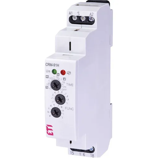 Releu de timp 16A 12 - 240V AC/DC CRM-91H UNI Eti 002470001