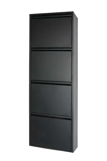 Pantofar, Hanah Home, Marino 4, 50x137x15 cm, 100% SHEET METAL, Negru