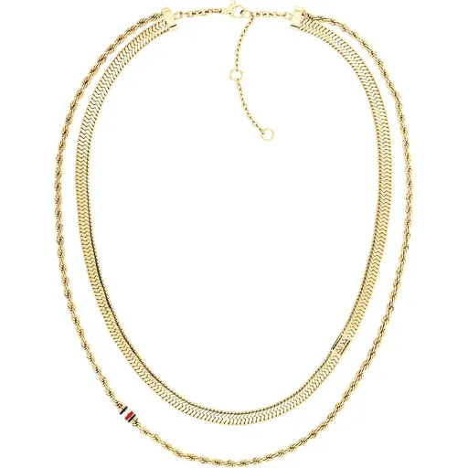Tommy Hilfiger Colier elegant placat cu aur 2780980