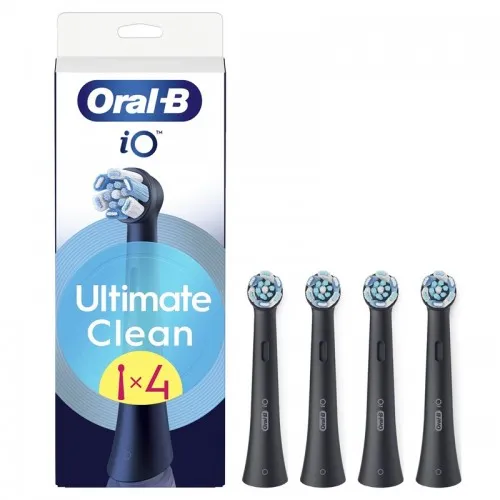 Oral B Capete de periuță de dinți iO Ultimate Clean Black 4 bucăți